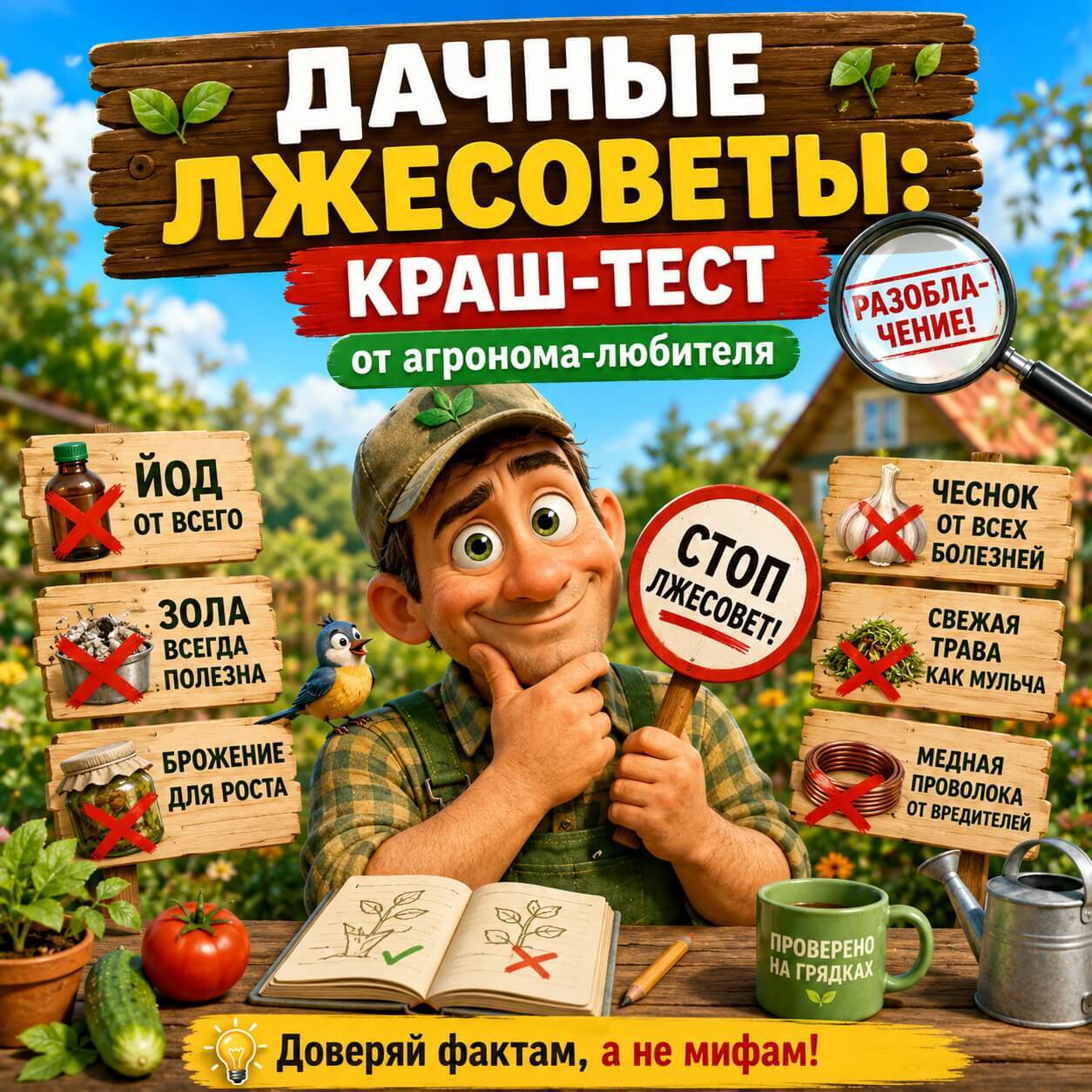 Сегодня я разбираю самые вредные и странные советы из соцсетей
