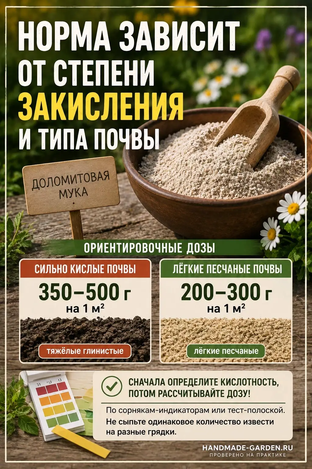 Нормы известкования разных почв