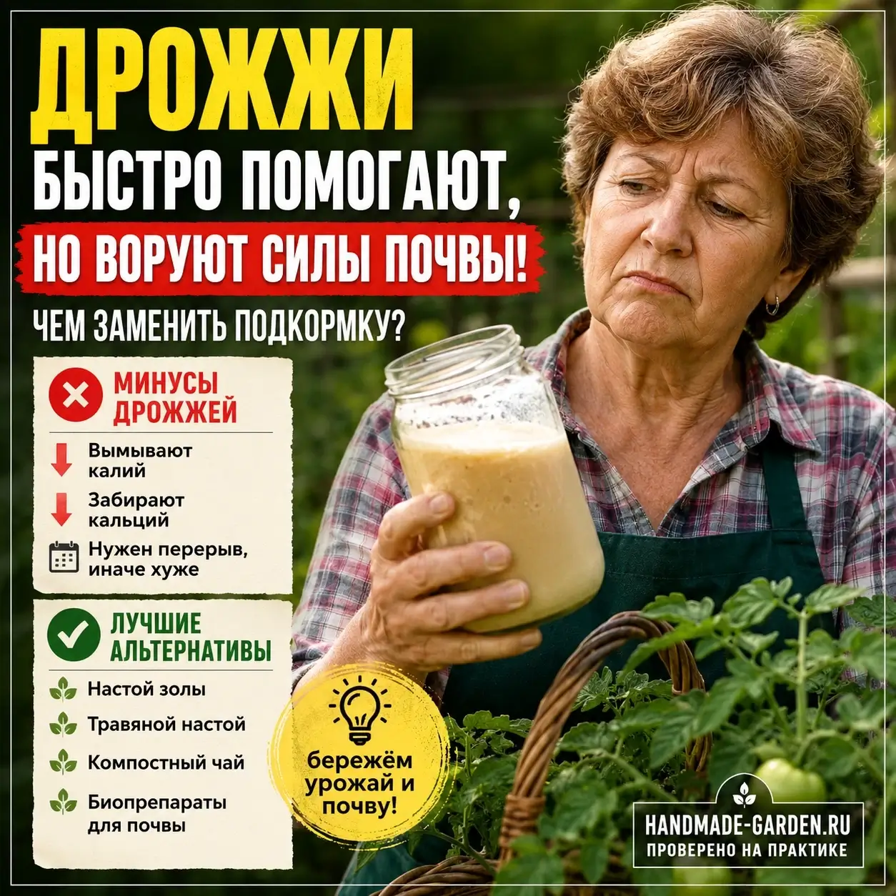 дрожжевой настой действует одновременно и как слабый стимулятор роста, и как лёгкая подкормка
