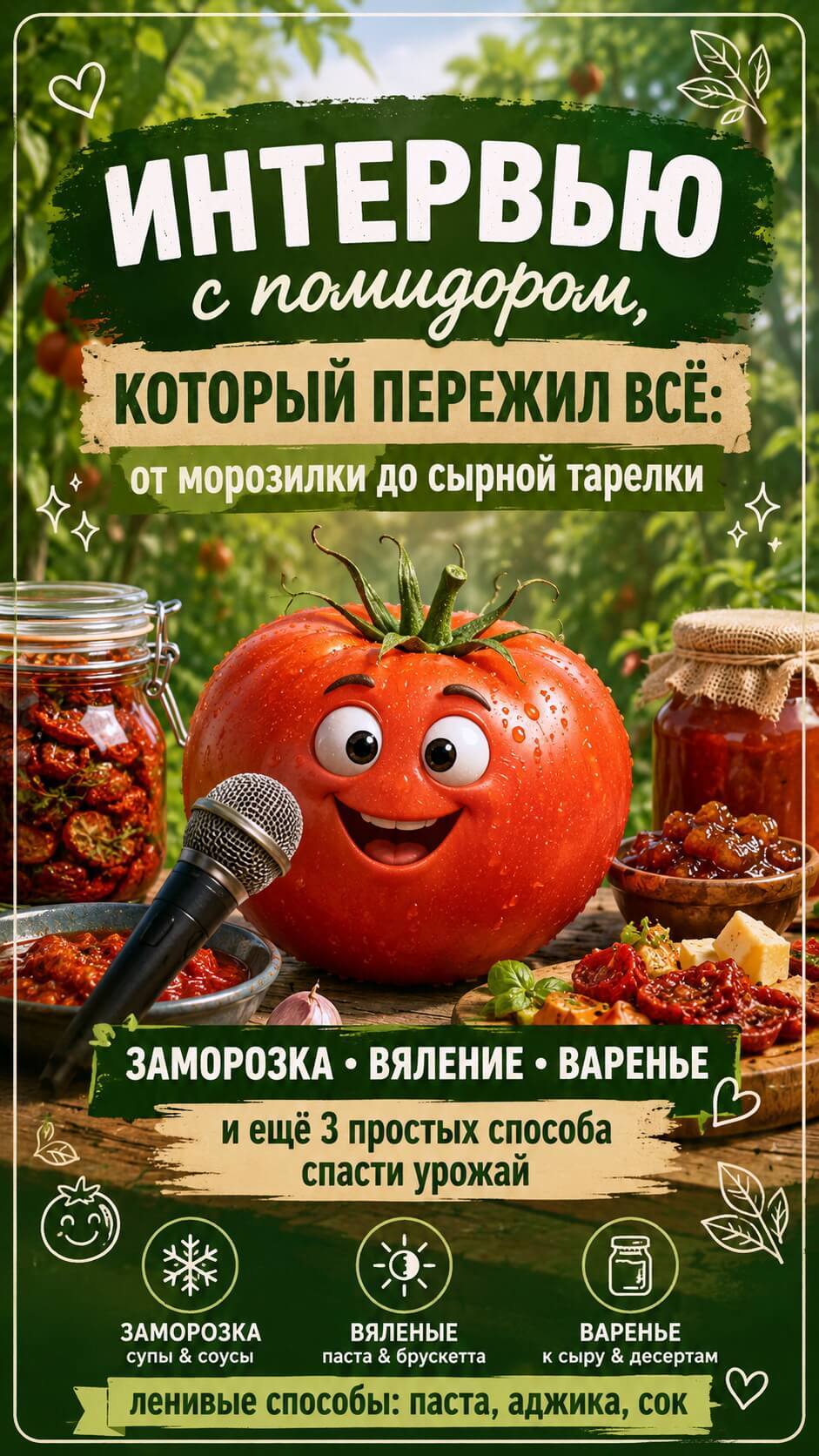 Интервью с помидором