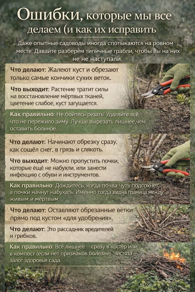 Ошибки, которые мы все делаем