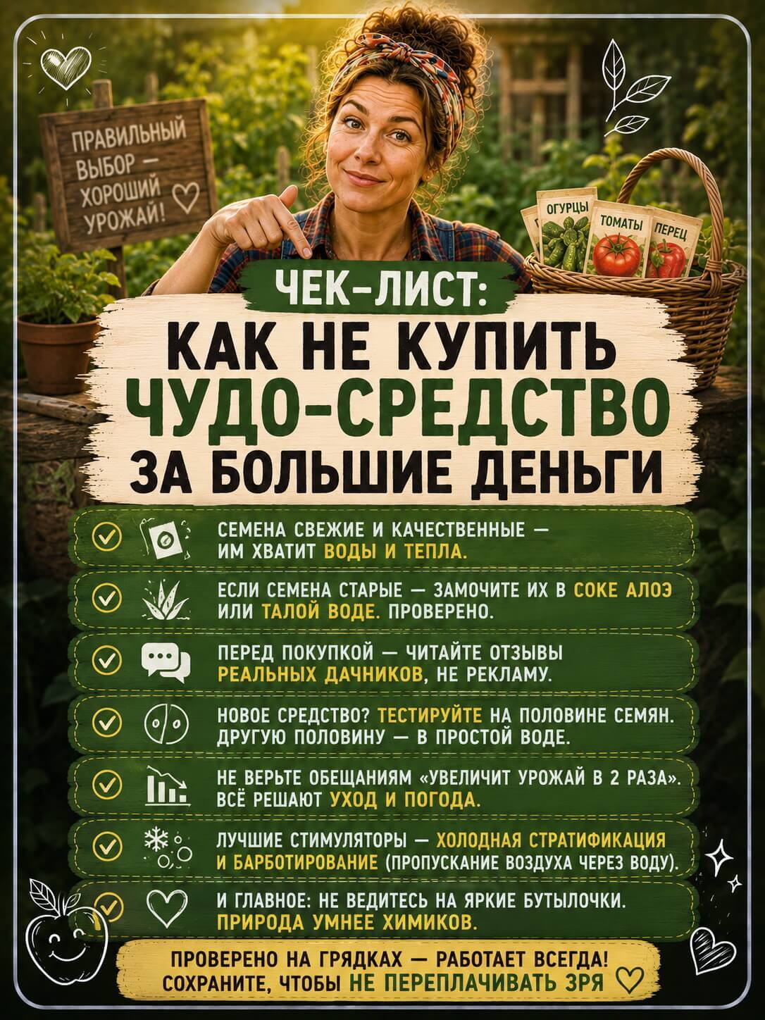 Мой чек-лист &laquo;Как не купить чудо-средство за большие деньги&raquo;