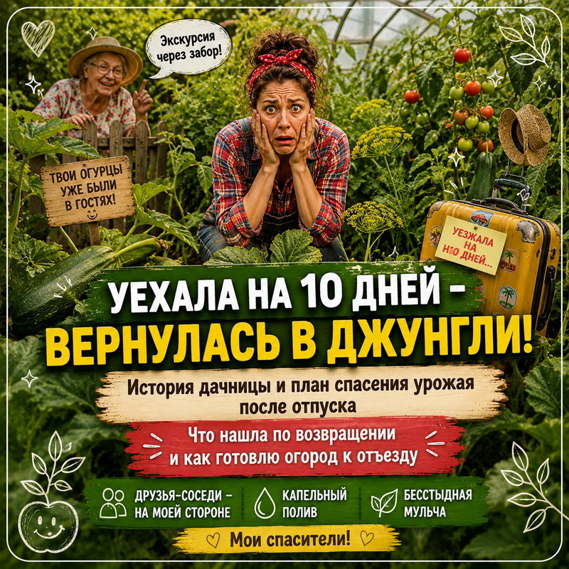 Когда у дачника отпуск: история отъезда и возвращения в джунгли