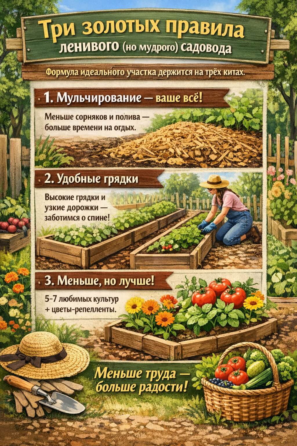 Шпаргалка дачницы: что делать на участке и зачем