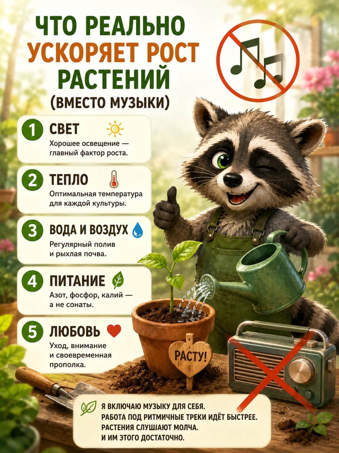 Почему мы верим в пользу музыки для растений