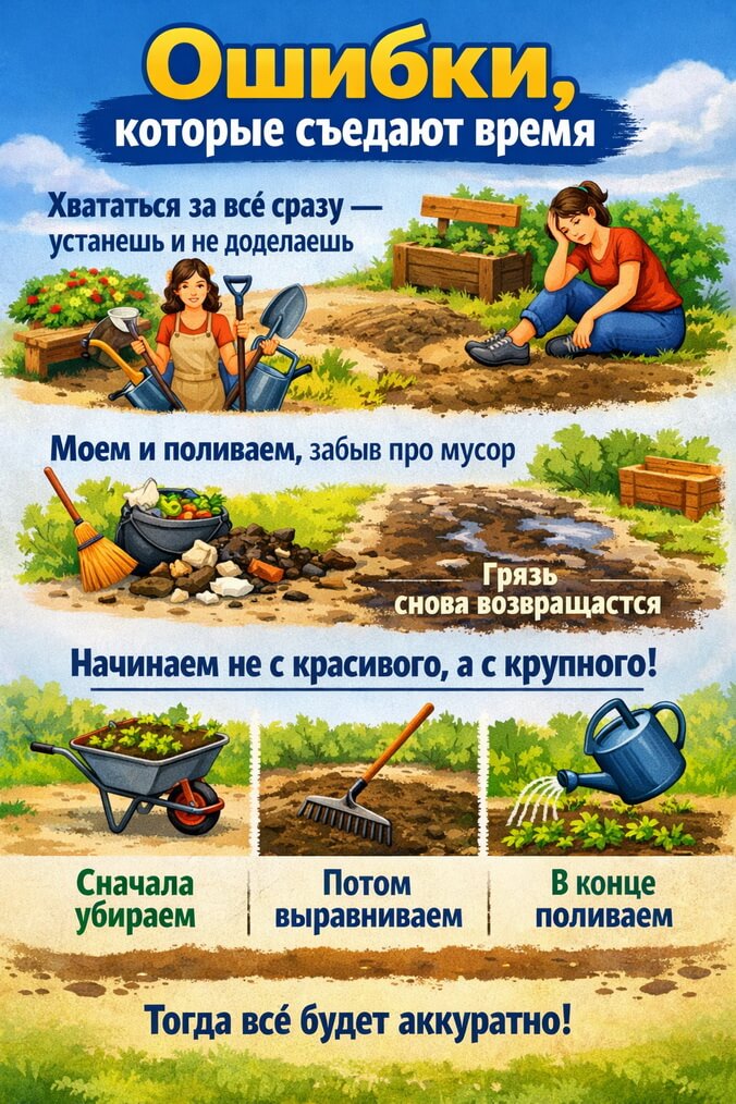 Ошибки, которые съедают время