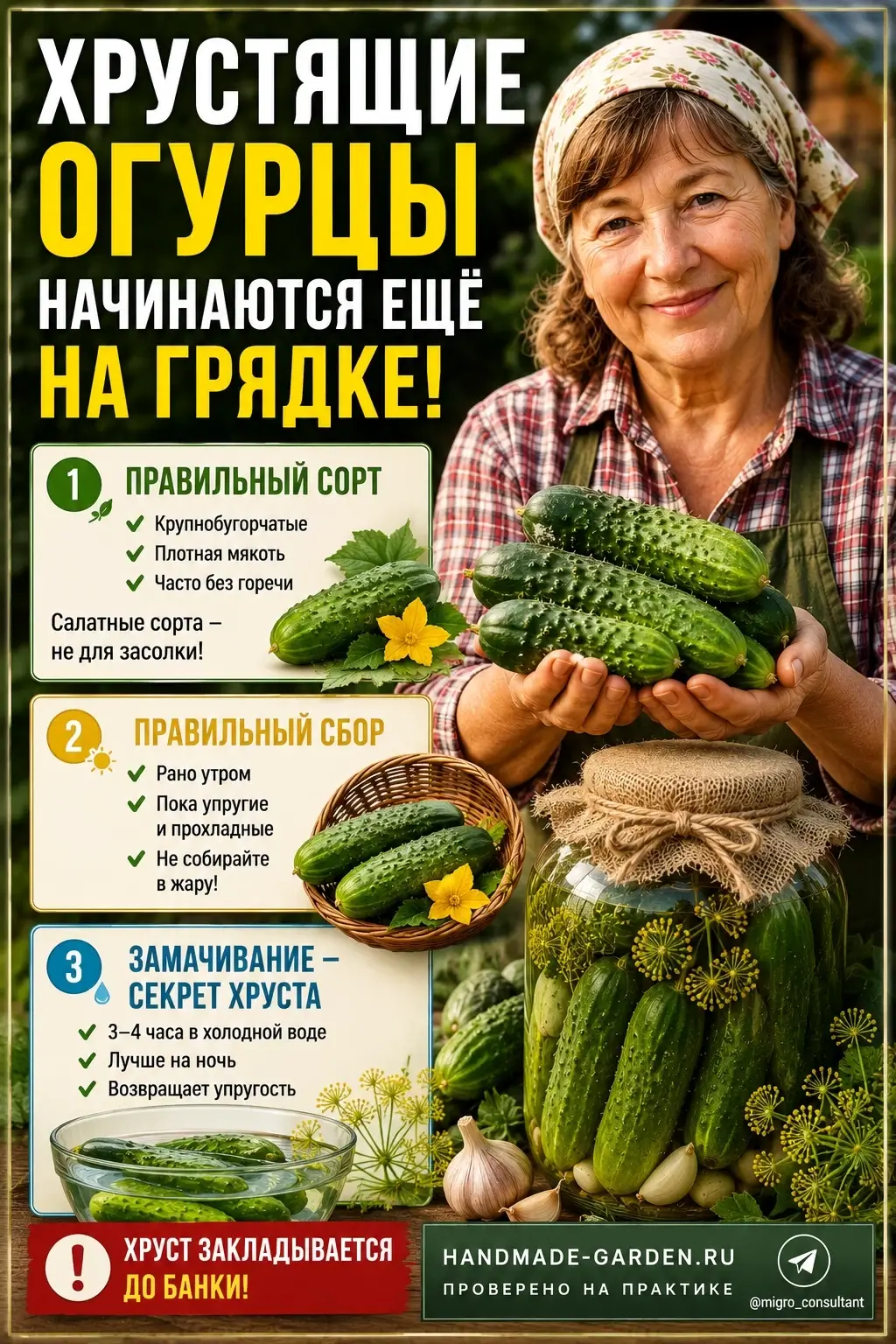 Какие огурцы годятся для засолки