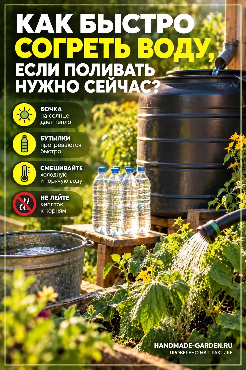 Как быстро согреть воду