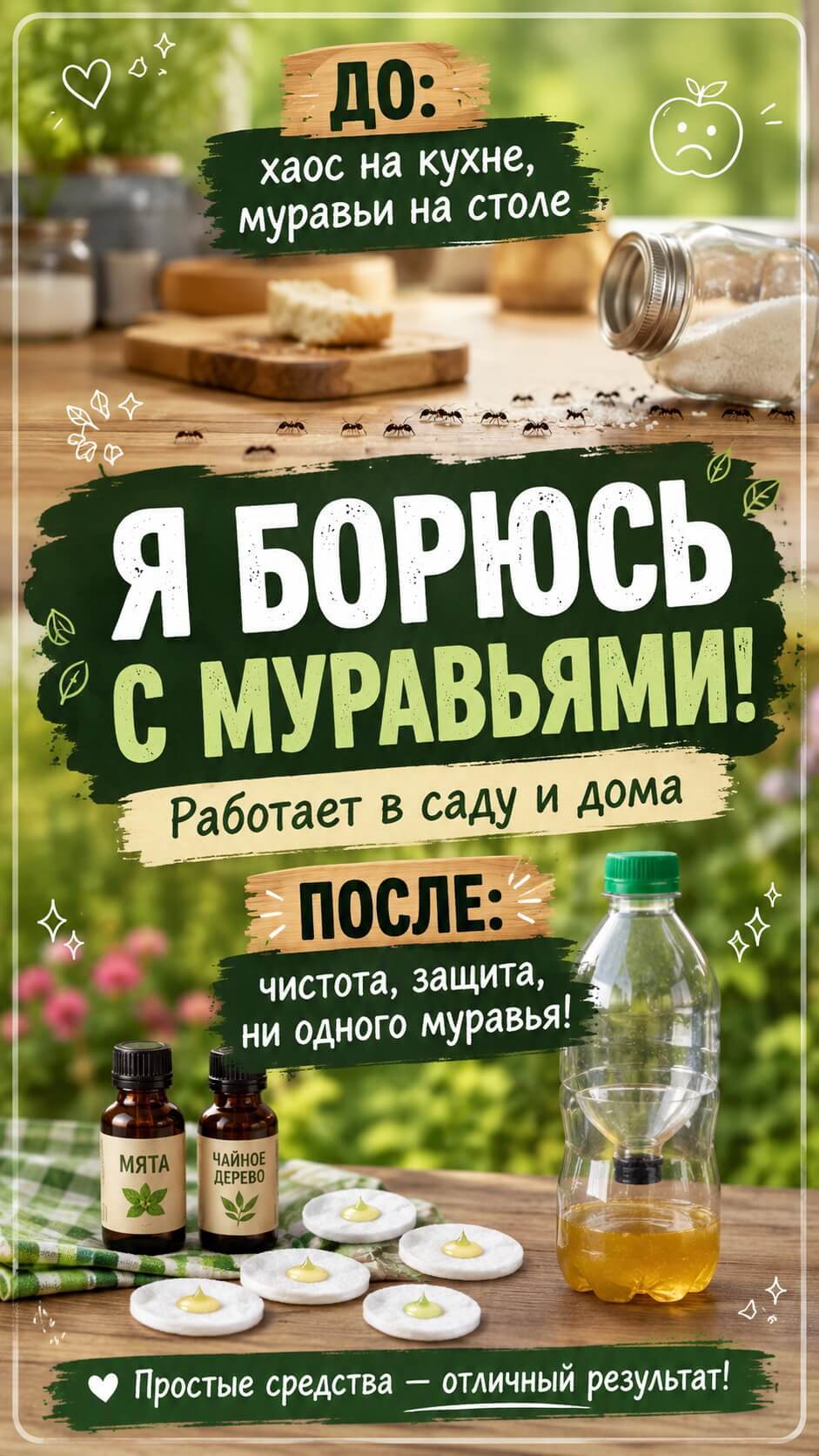 Муравьи щекочут тлю усиками, та выделяет сладкую капельку