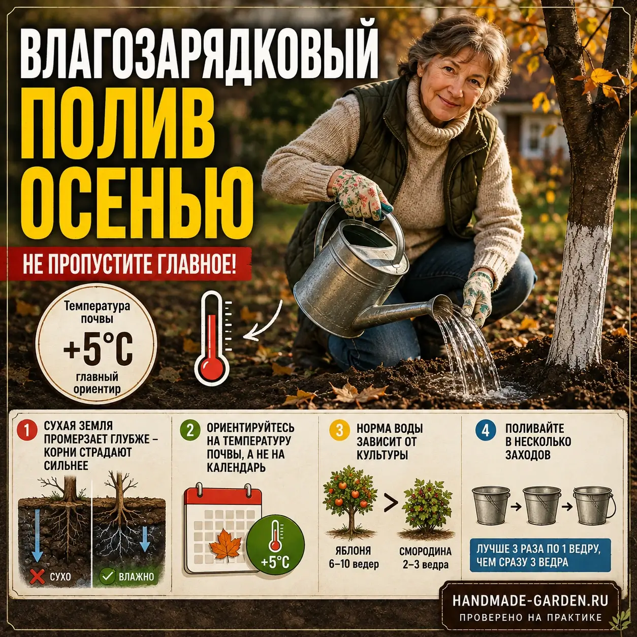 150 литров под одну яблоню: таблица норм, которую я узнала только на пятый год
