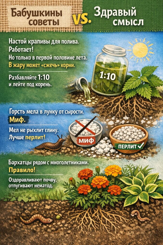 Бабушкины советы vs. Здравый смысл