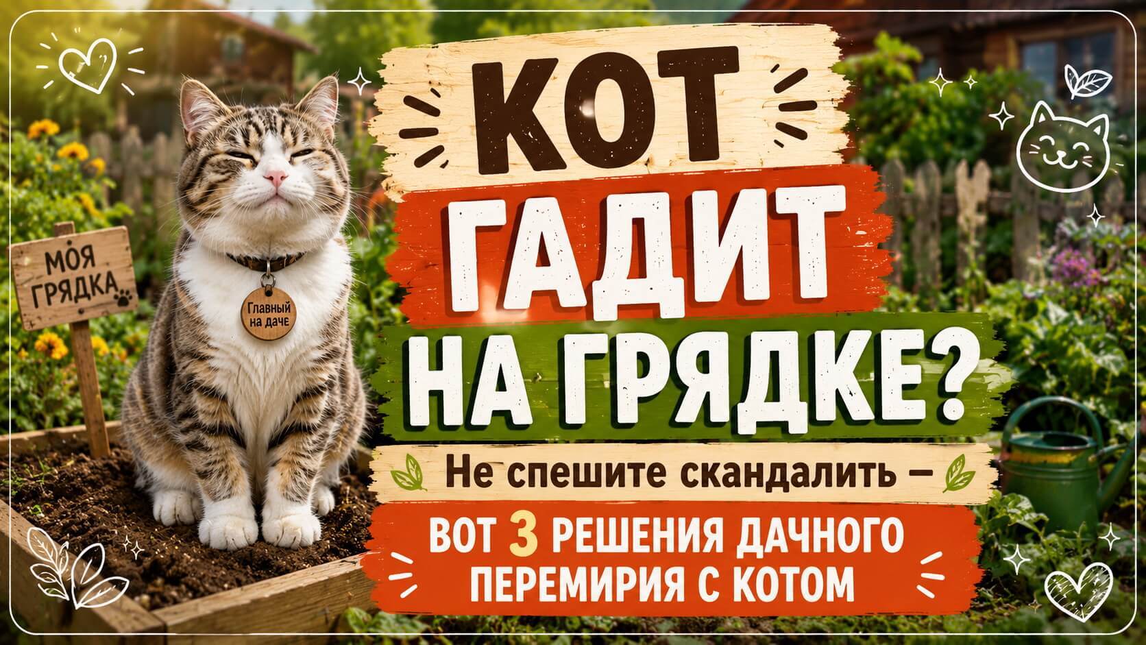 С юмором и самоиронией — как я создала идеальный туалет для чужого кота