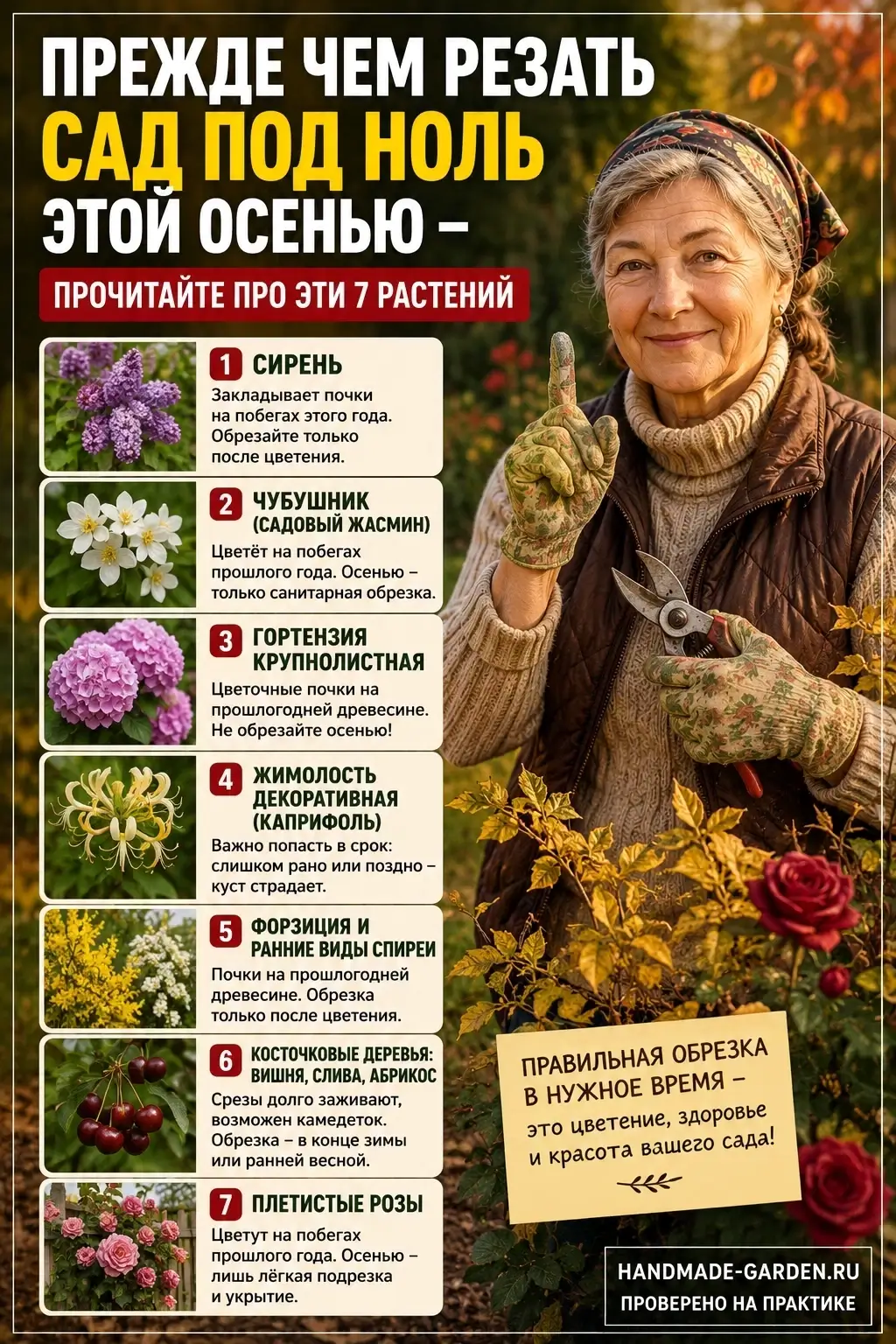 Обрезка может лишить куст будущего цветения