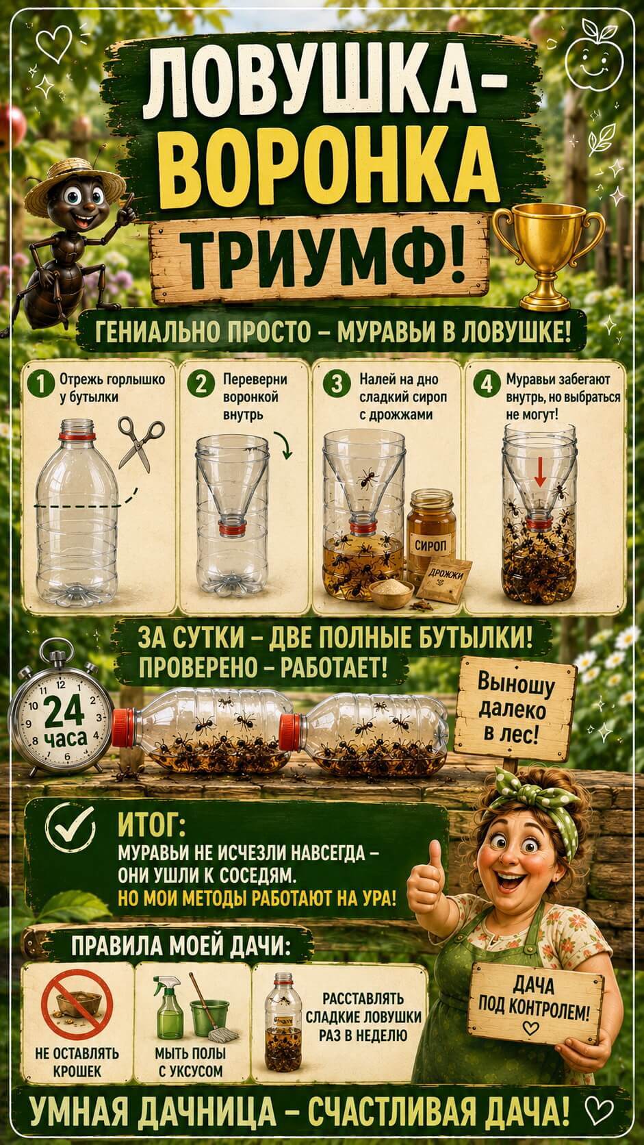 Как бороться с тлей и муравьями