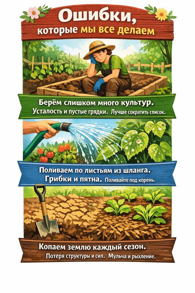 Ошибки, которые мы все делаем