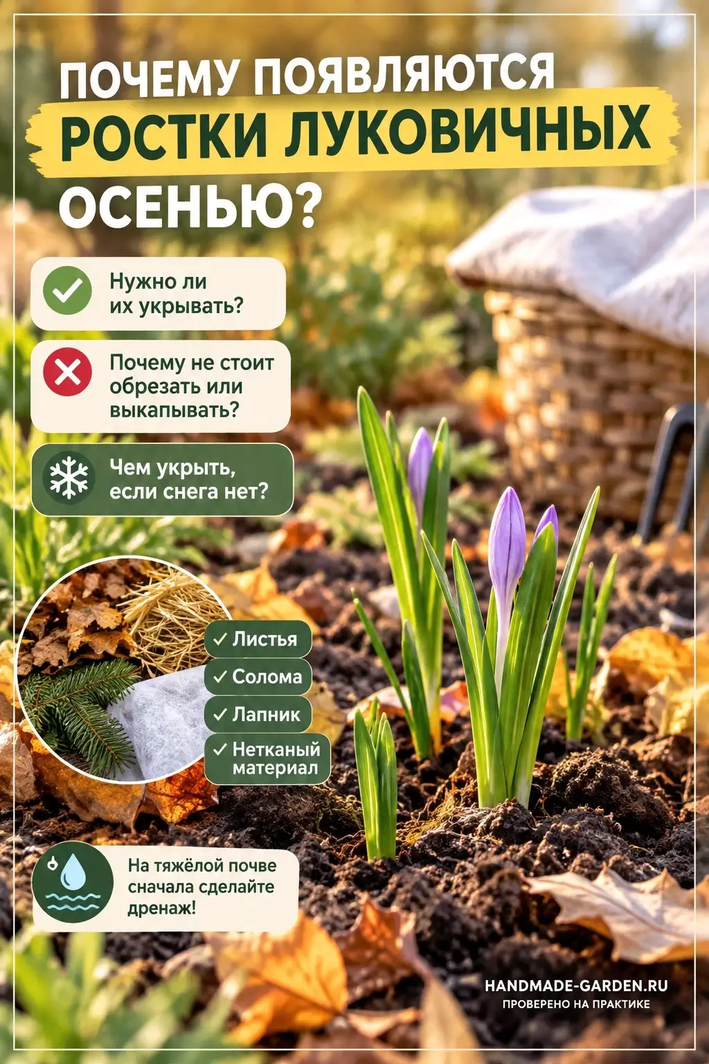 Если луковица посажена нормально, а лист небольшой, не добавляйте землю