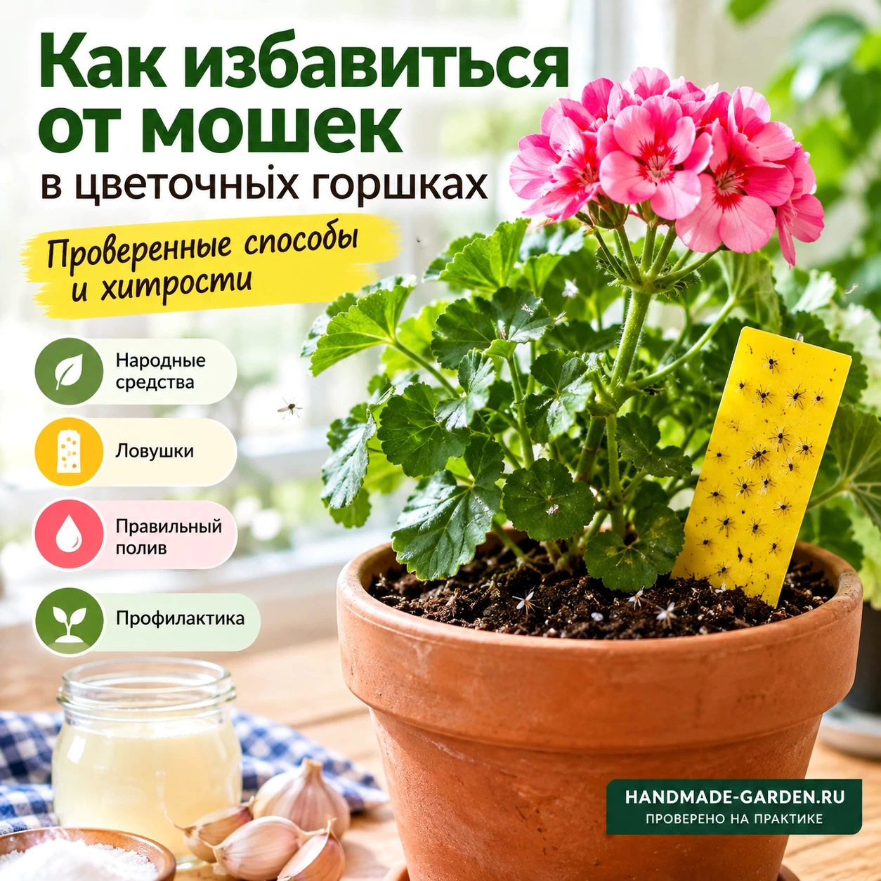 Как избавиться от мошек в цветочных горшках: проверенные способы и хитрости
