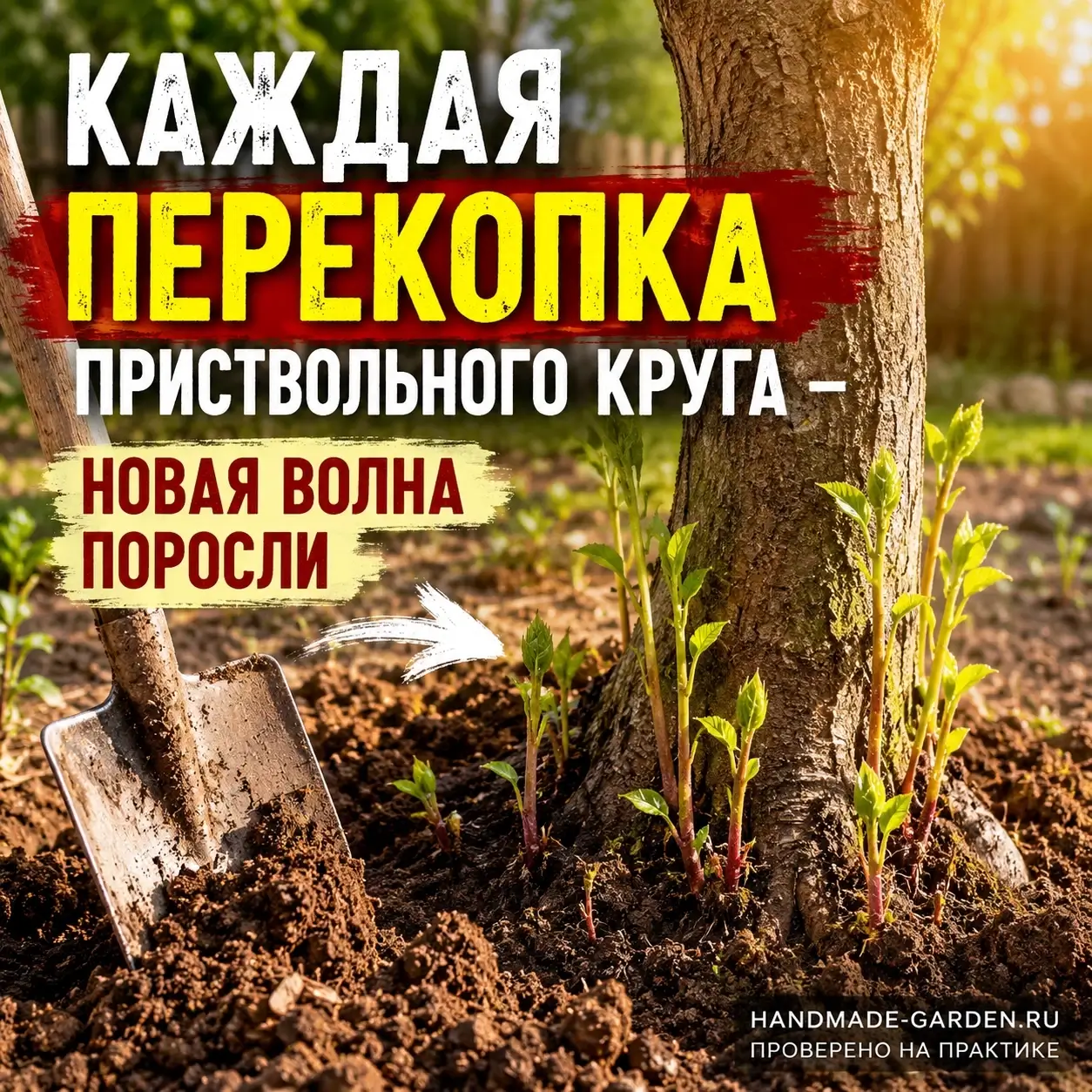 Каждая перекопка приствольного круга &mdash; новая волна поросли
