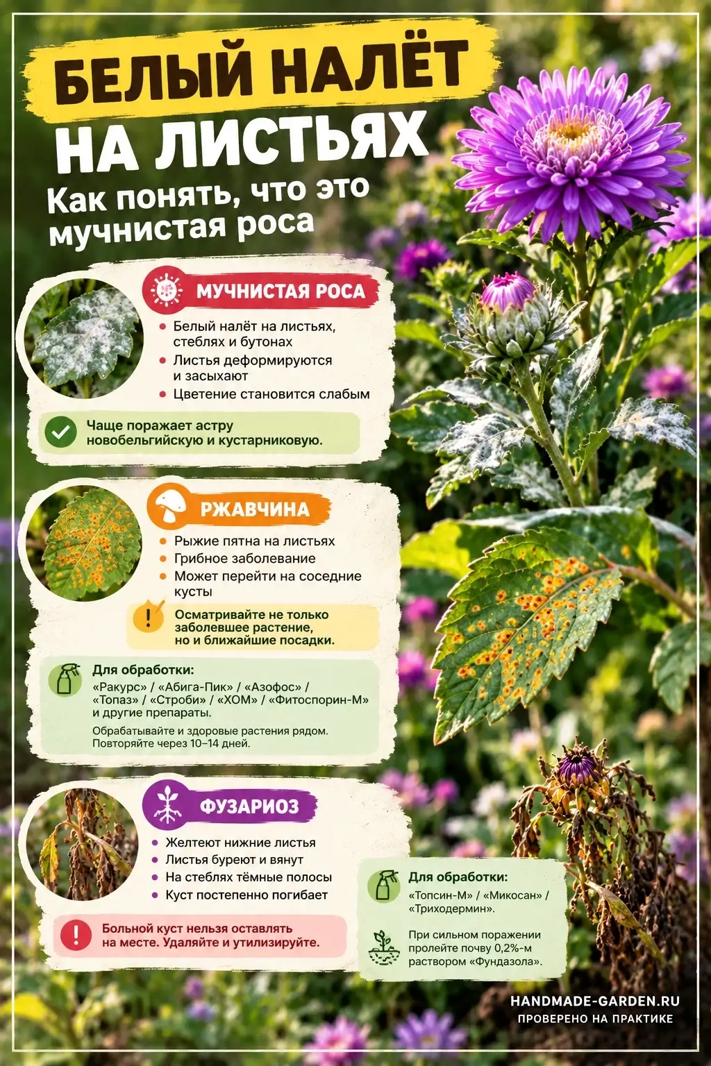 Болезни астры