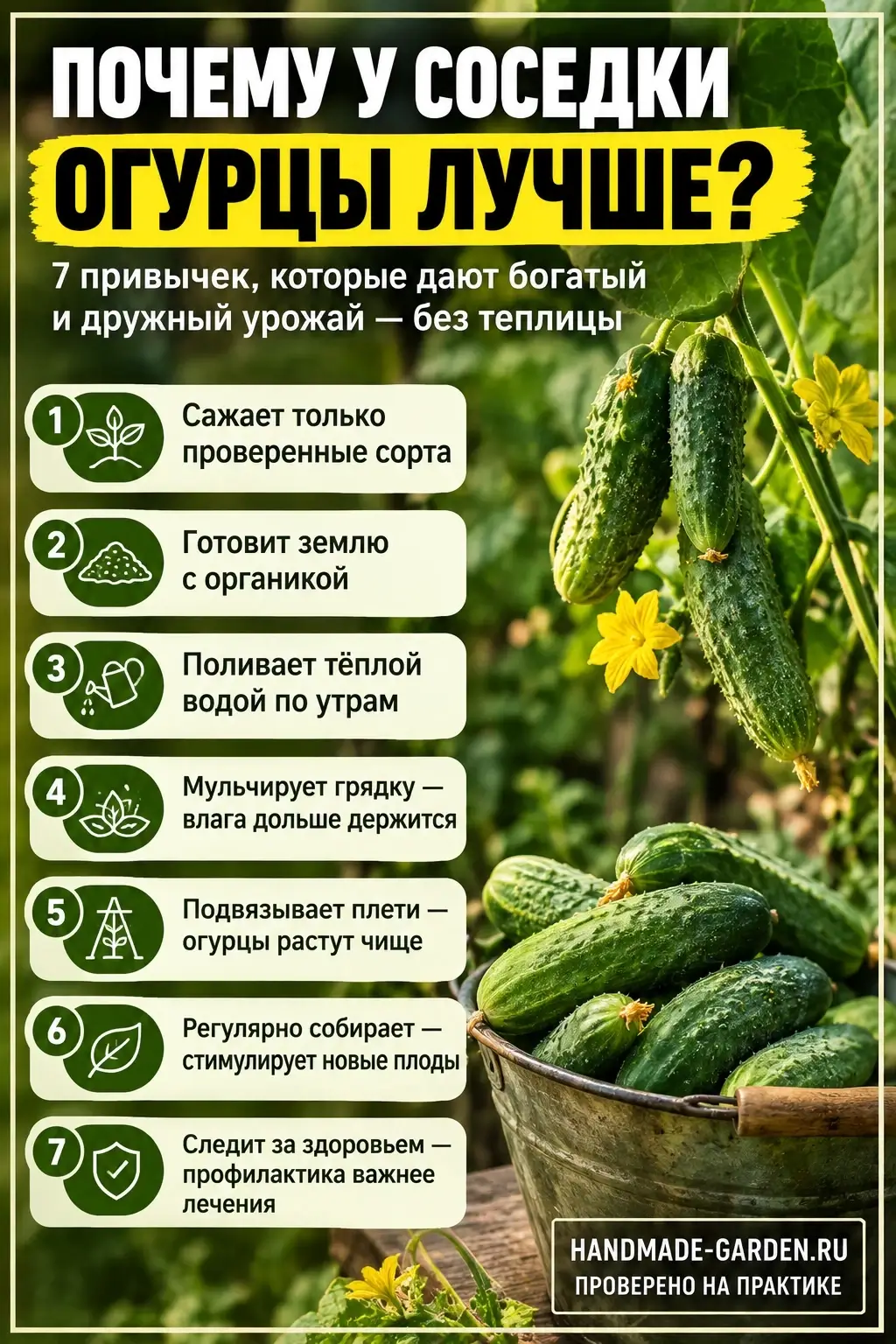 Почему у соседей урожай больше