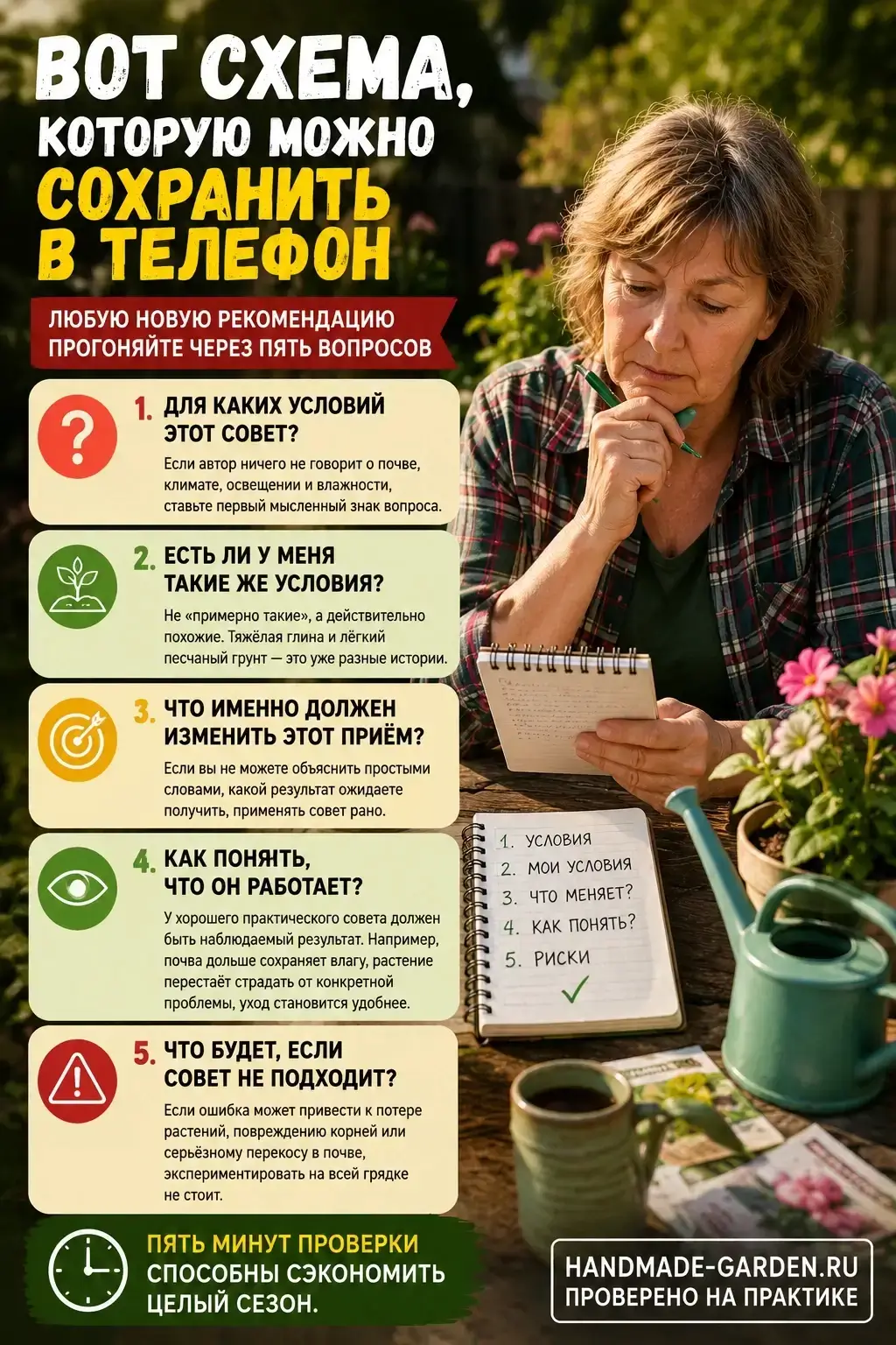 Что делать если у вас сотни дачных советов
