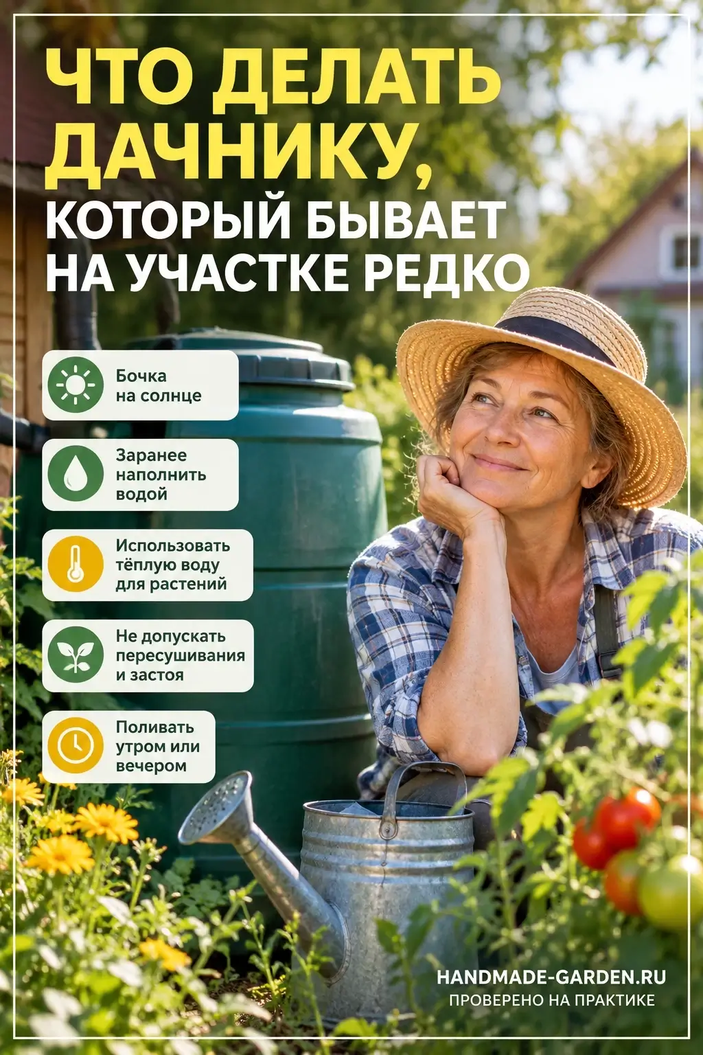 Что делать дачнику, который бывает на участке редко