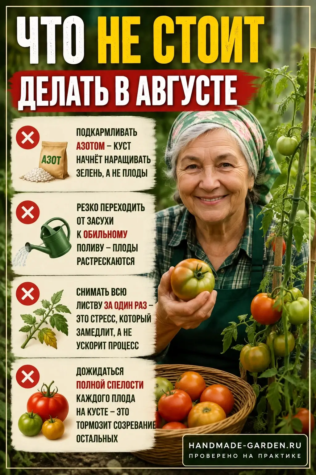 Как добиться дозревания зеленых томатов