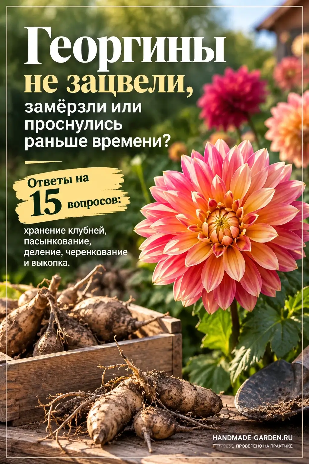 Клубни проснулись раньше весны