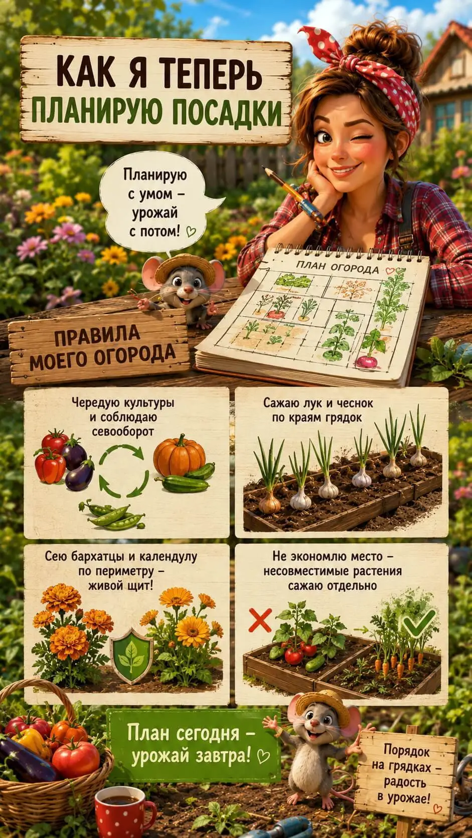 Как я теперь планирую посадки