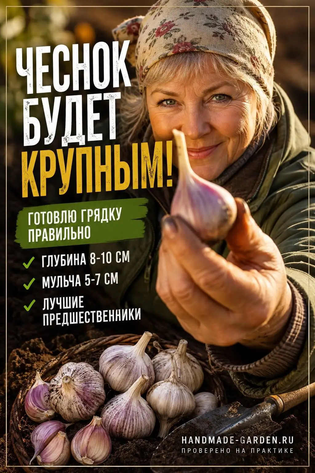 Как правильно сажать зубчики
