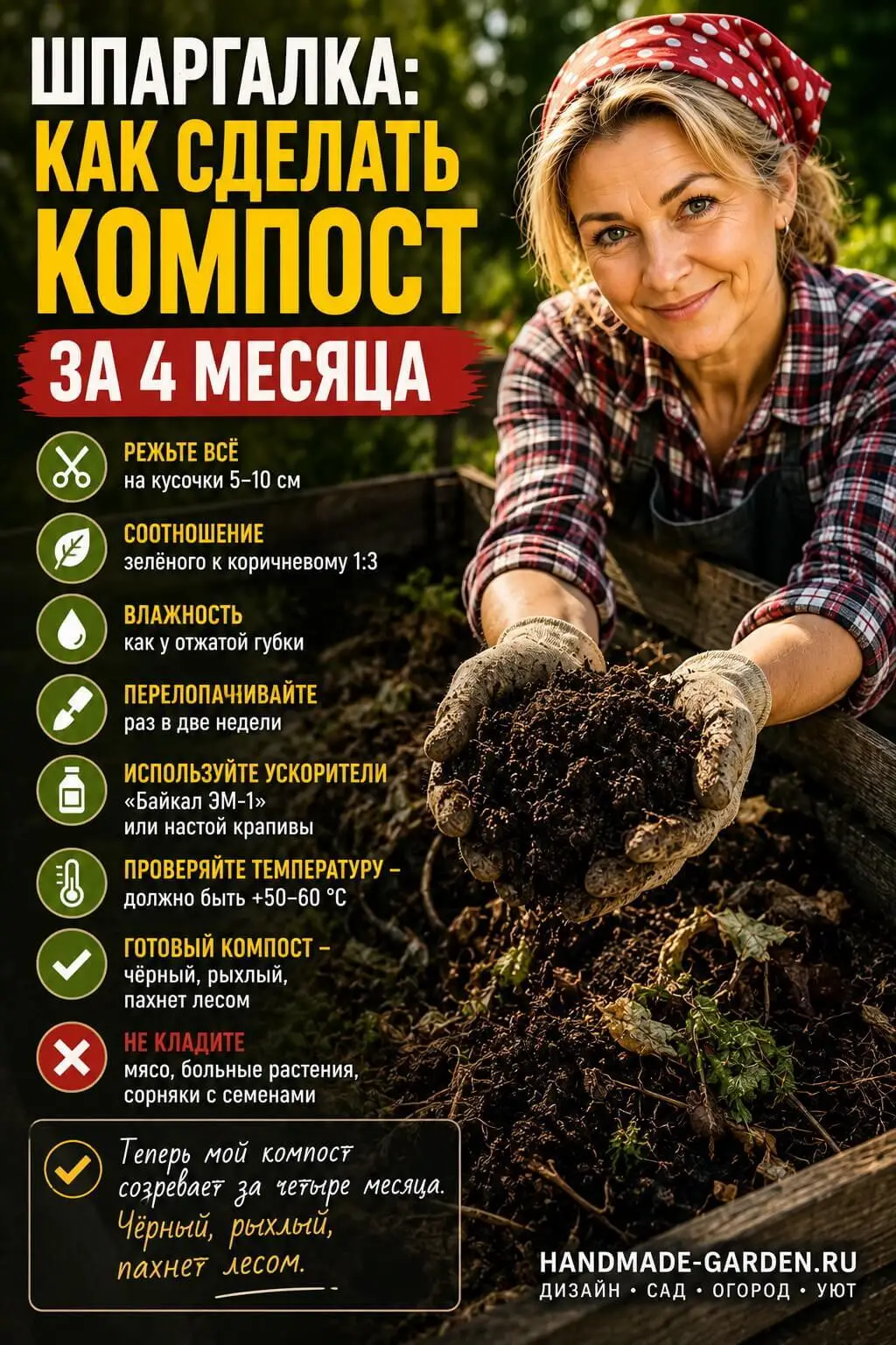 7 шагов к идеальному компосту