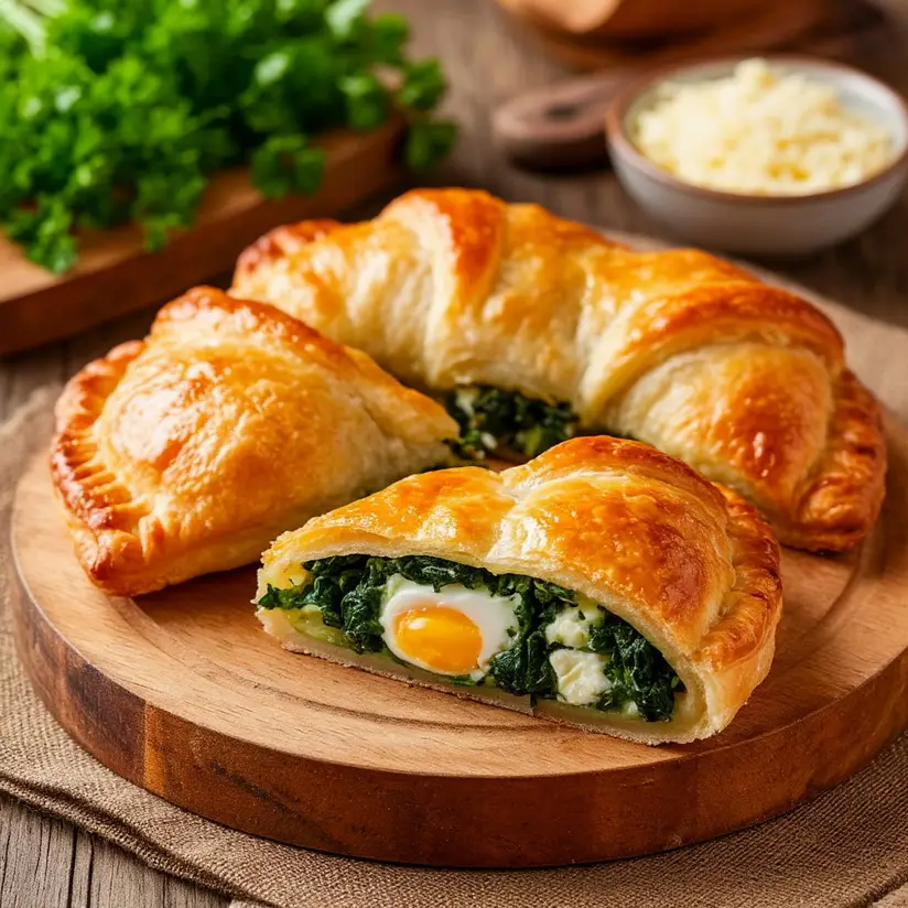 Пирожки с снытью и яйцом Пирожки с снытью и яйцом