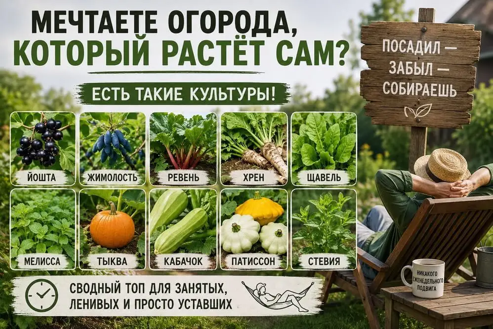 Десятка лидеров для ленивого сада