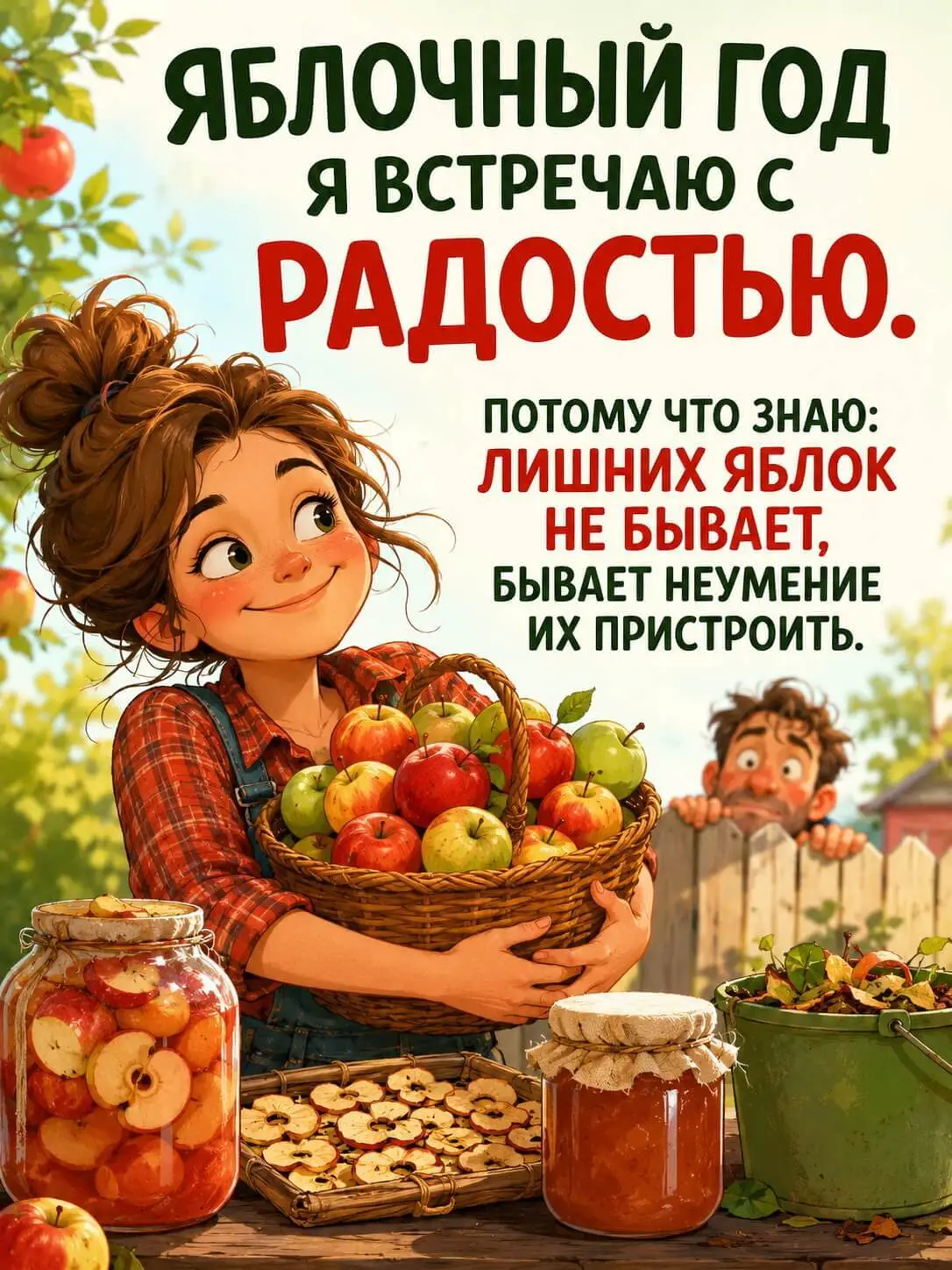 что делать с избытком яблок