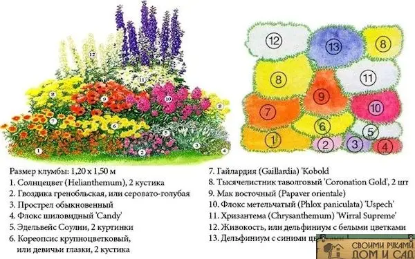Какой цветник сделать 