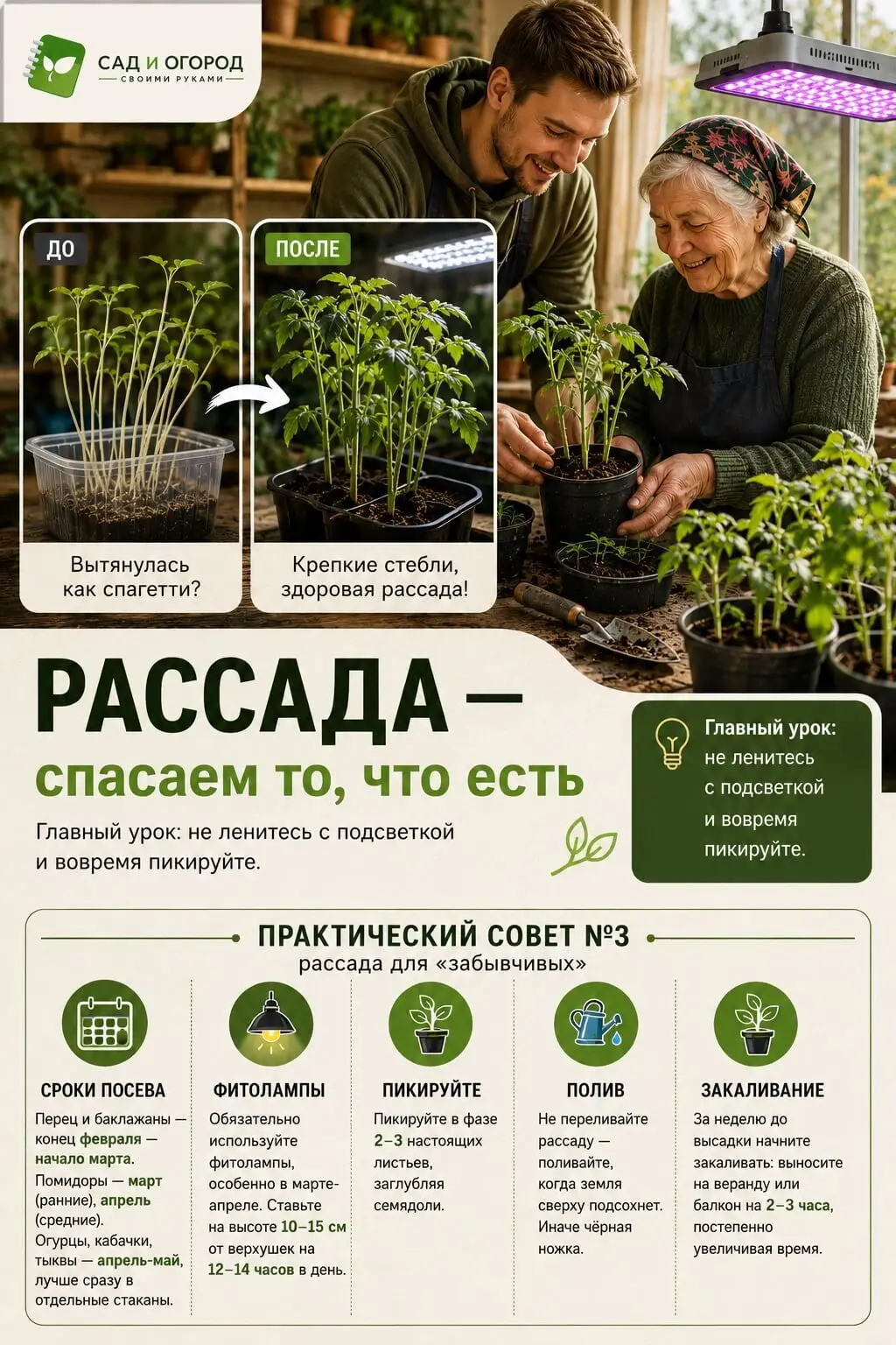 Рассада — спасаем то, что есть
