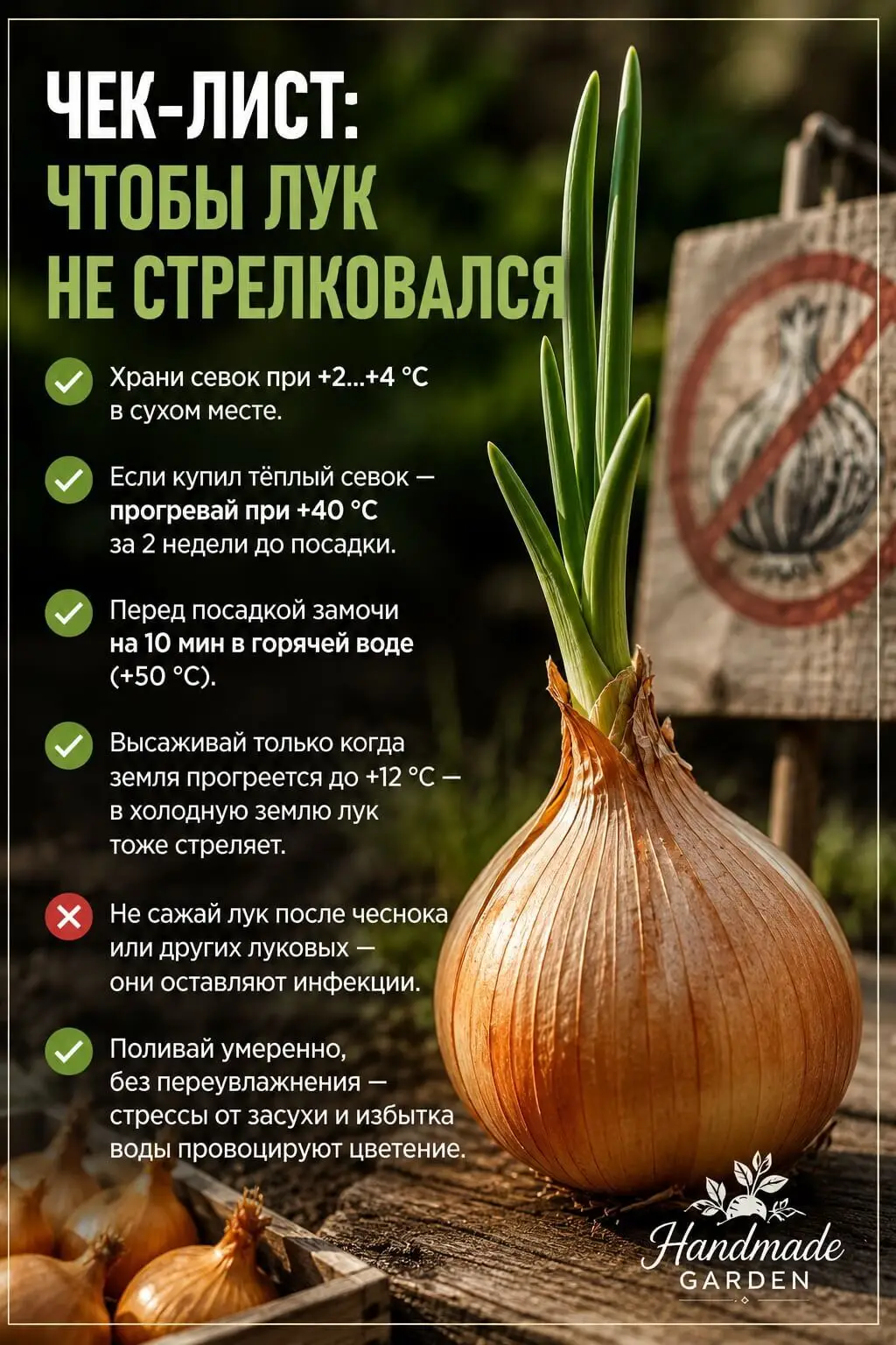 Лук ушёл в стрелку? Это не брак
