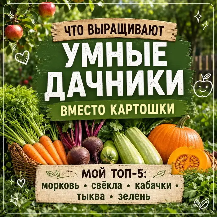 Картошка на даче больше не в моде: 5 культур, которые я сажаю вместо неё