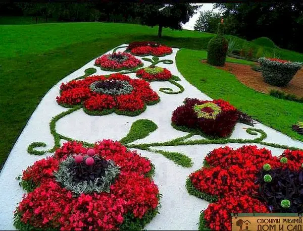 Какой цветник сделать 