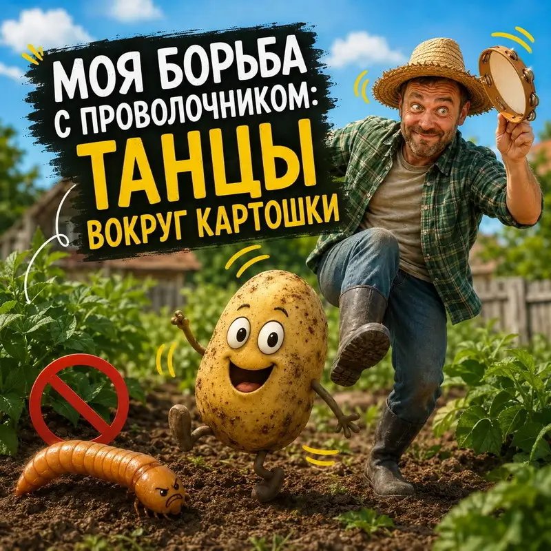 Борьба с проволочником на картошке