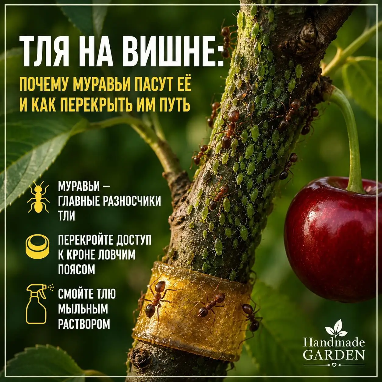 Муравьи &mdash; главные разносчики тли
