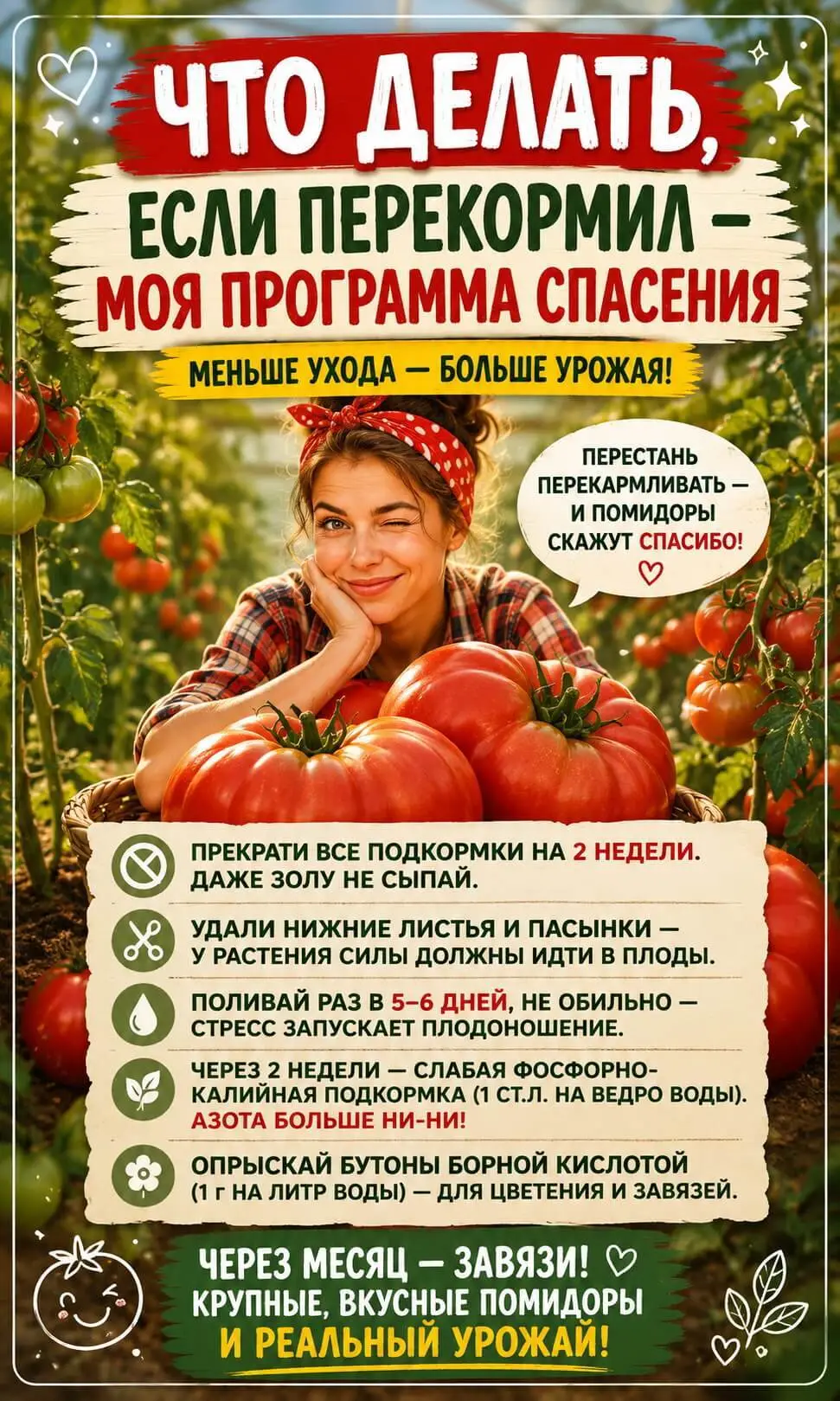 Что делать, если перекормил &mdash; моя программа спасения