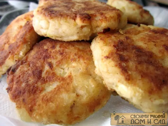 рецепт картофельных котлет с сыром