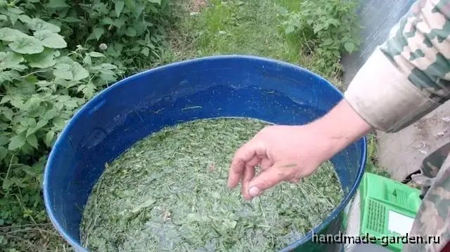 Зеленое удобрение из скошенной травы