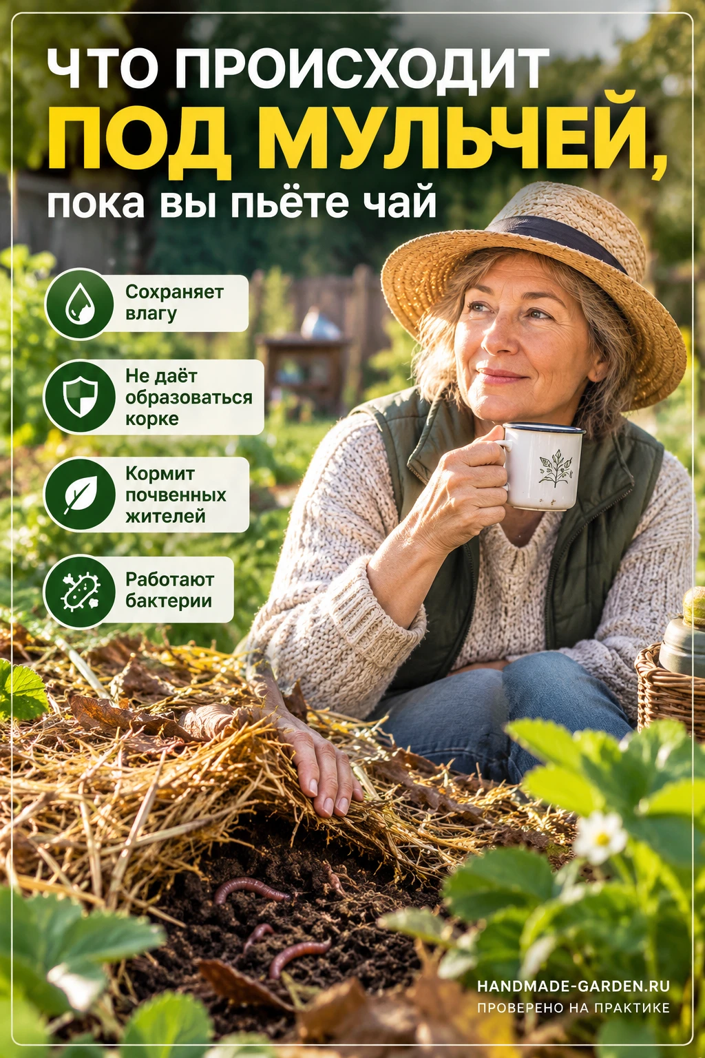 копать по влажной, ещё не готовой земле &mdash; значит убить структуру