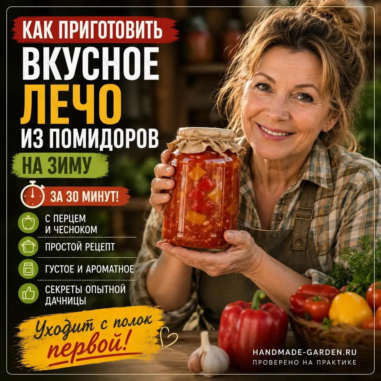 Лечо из помидоров: рецепт, который все сметают