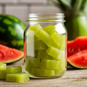 Домашние цукаты из арбузных корок