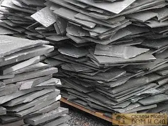 полосы для грядок из шифера