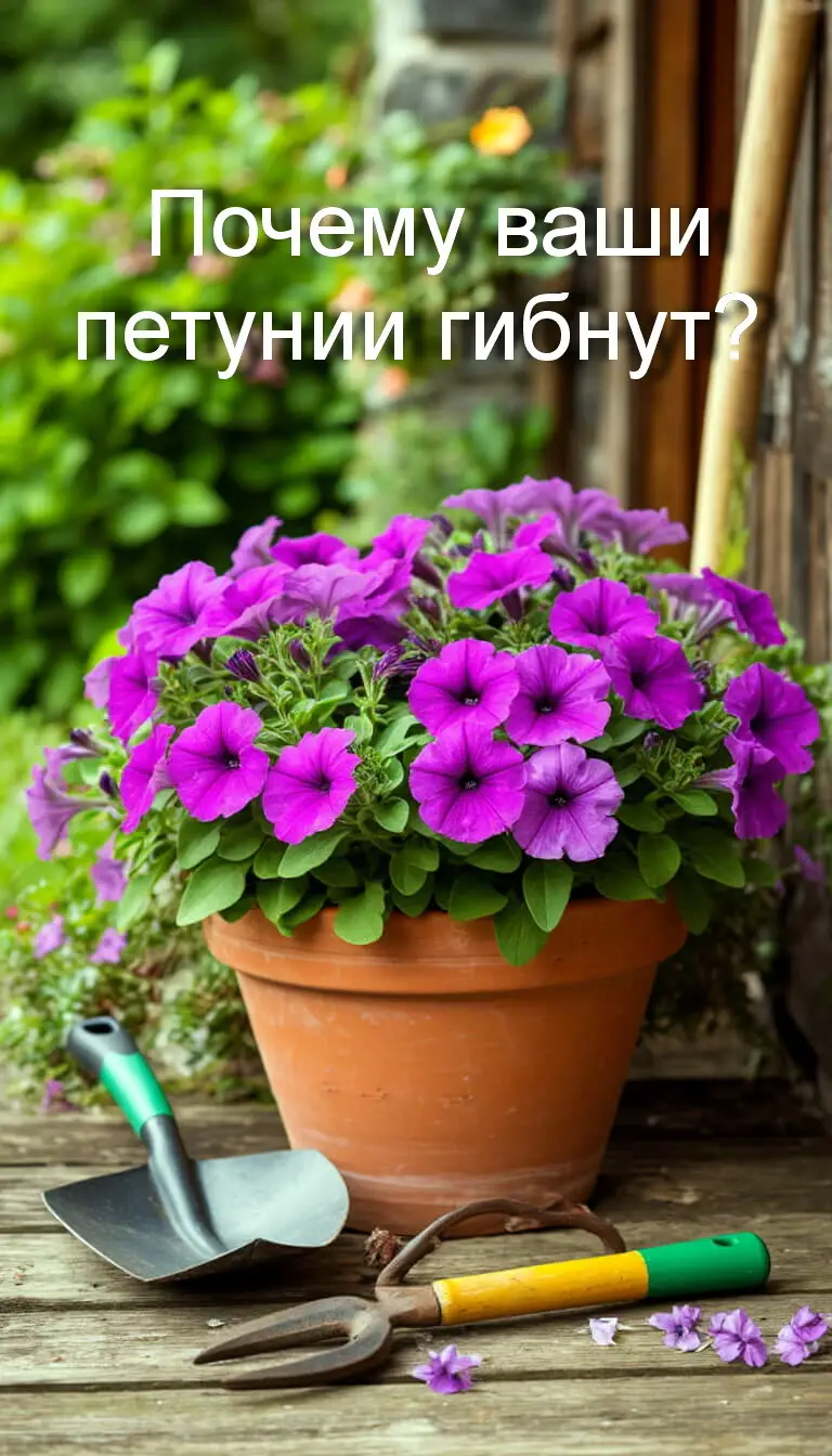 Почему умирают петунии. Главные ошибки в поливе, питании и микроклимате.