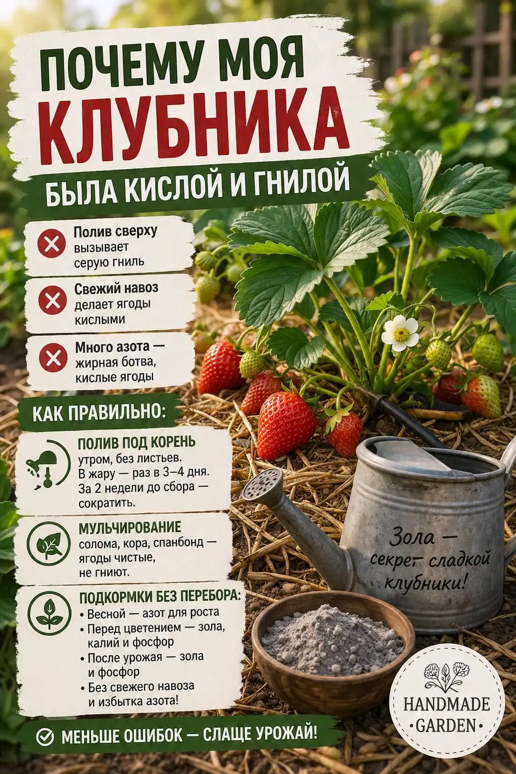возраст клубники и обновление